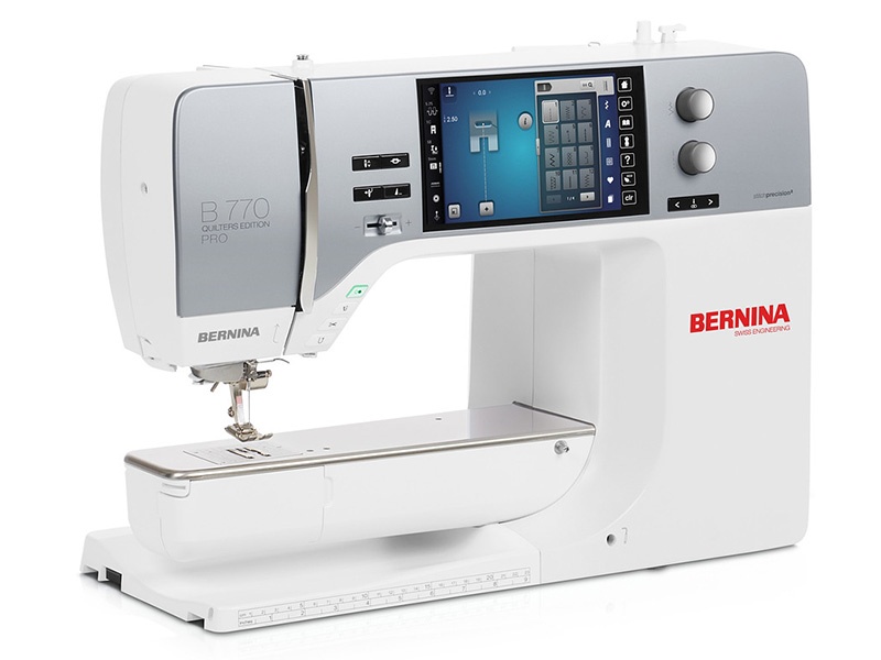 Maszyna do szycia Bernina B770QE PRO Precyzyjny Laser + w opcji moduł do haftu | Wiking Polska | Maszyny do szycia BERNINA