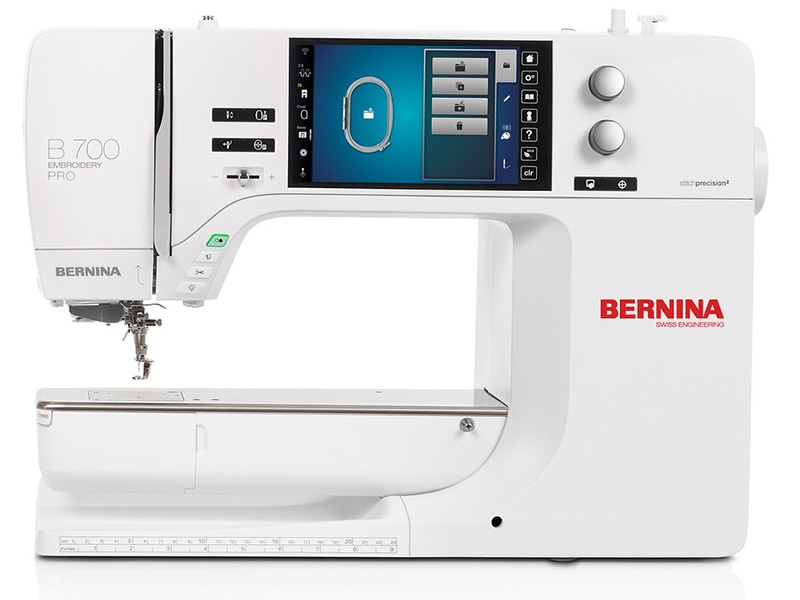 Hafciarka Bernina B700 PRO. Bernina Hafciarki Maszyna Wiking Polska WIfI Laser Igła Stopka - 1