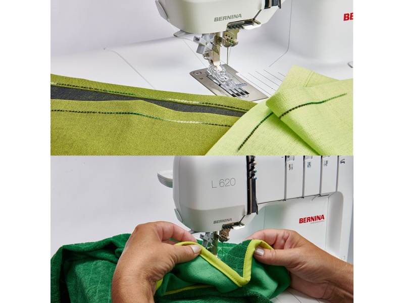 Renderka (cover) 2, 3, 4 thread Bernina L620 Automatic air threading Sewing speed 1200 | Wiking Polska | BERNINA overlocks