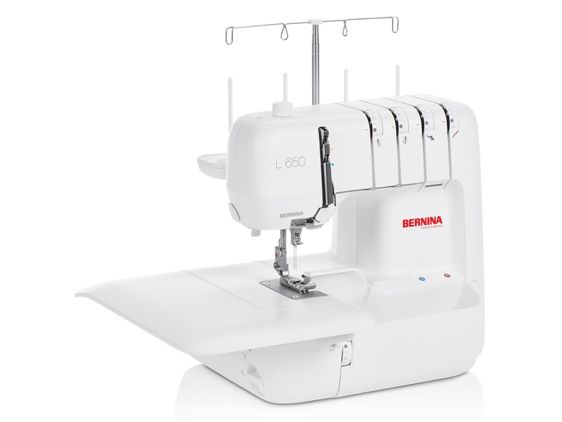Bernina L650 2, 3, 4-thread overlock machine Automatic air threading Sewing speed 1200 stitches/min | Wiking Polska | BERNINA ov