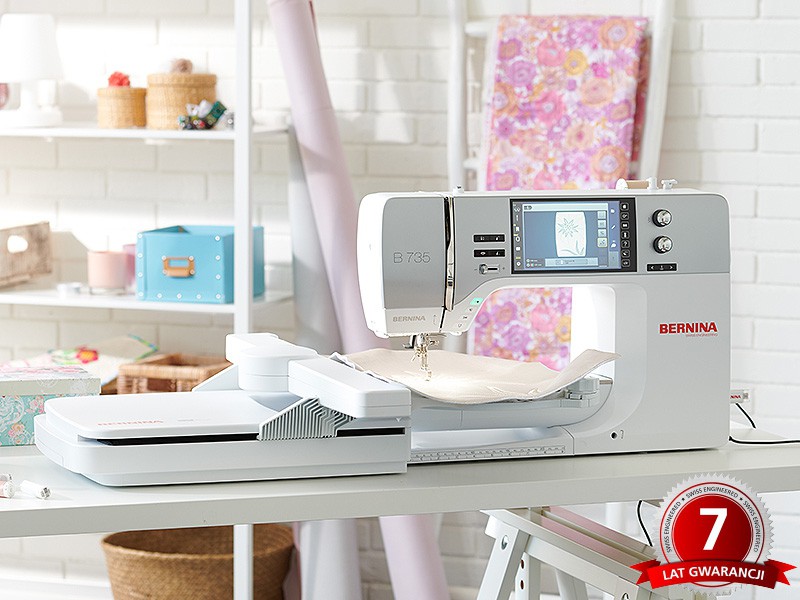 Hafciarka Bernina B735. Bernina Hafciarki Wiking Polska - 1 Hafciarka Bernina B735. Bernina Hafciarki Wiking Polska - 1