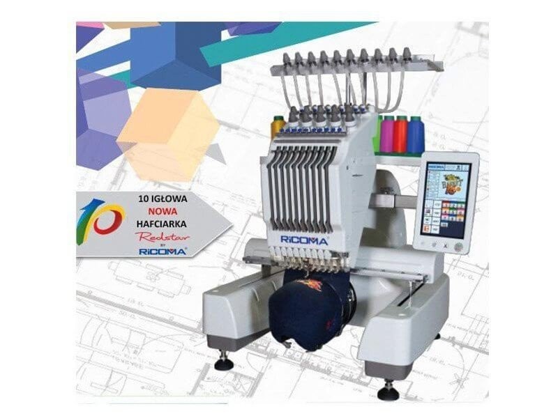 Ricoma EM1010 embroidery machine - single-head - 10 needles RICOMA Embroidery machines for industry Wiking Polska - 17