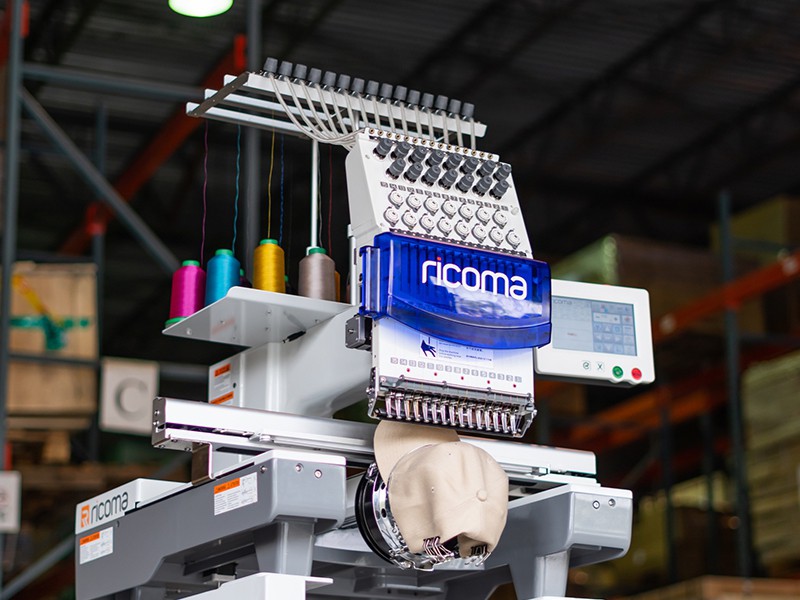 Ricoma 1501TC-7S embroidery machine - single head - 15 needles RICOMA Embroidery machines for industry Wiking Polska - 15 Ricoma 1501TC-7S embroidery machine - single head - 15 needles RICOMA Embroidery machines for industry Wiking Polska - 15