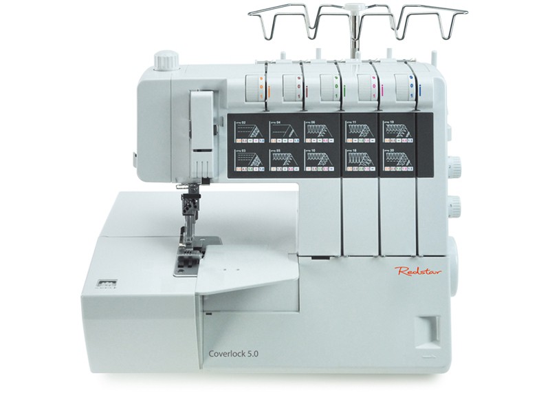 Redstar Coverlock 5.0 Overlock Machine REDSTAR 5-thread Coverlocks Wiking Polska - 1