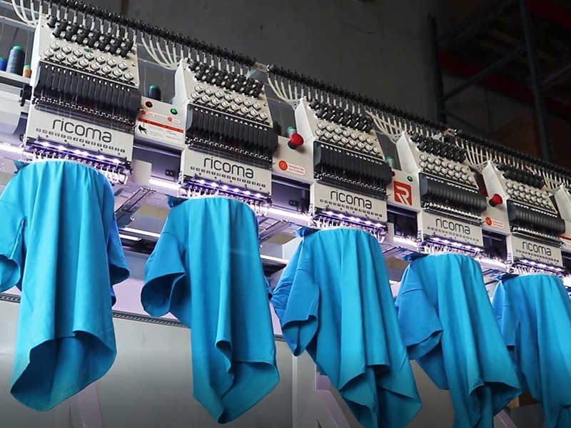 Ricoma CHT2-1204 embroidery machine RICOMA Embroidery machines Wiking Poland - 2