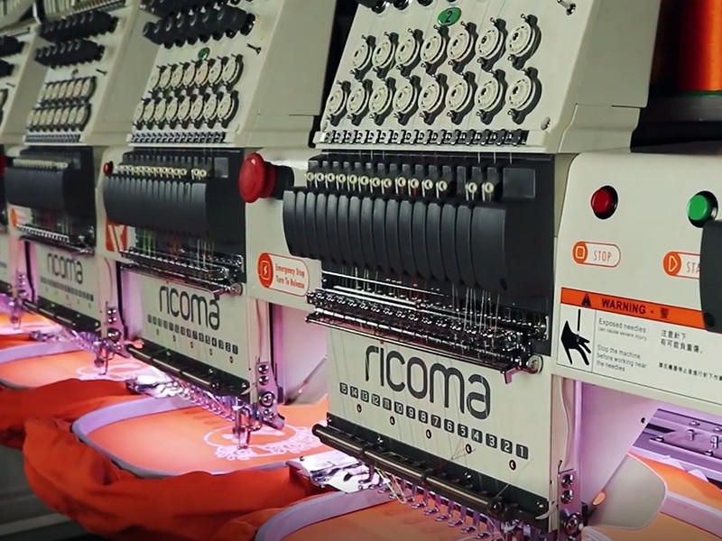 Embroidery machine Ricoma CHT2-1204 RICOMA Embroidery machines Wiking Polska - 3 Embroidery machine Ricoma CHT2-1204 RICOMA Embroidery machines Wiking Polska - 3