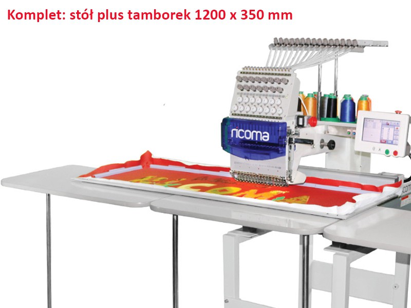 Ricoma embroidery table and hoop 1200 x 350 mm RICOMA Accessories for Ricoma Wiking Polska embroidery machines - 1