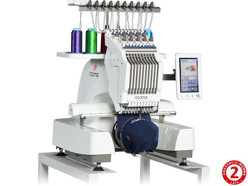 Embroidery machine Ricoma E M1010 - single-head -10 needle RICOMA Embroidery machines for industry Wiking Polska - 1