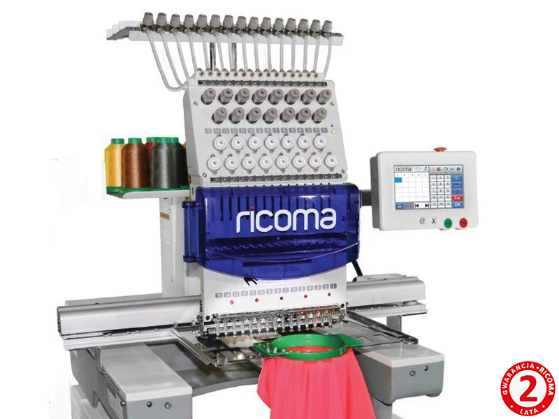 Embroidery machine Ricoma 1501TC-7S - Z-PRZYSTAWKĄ-DO-CEKINÓW