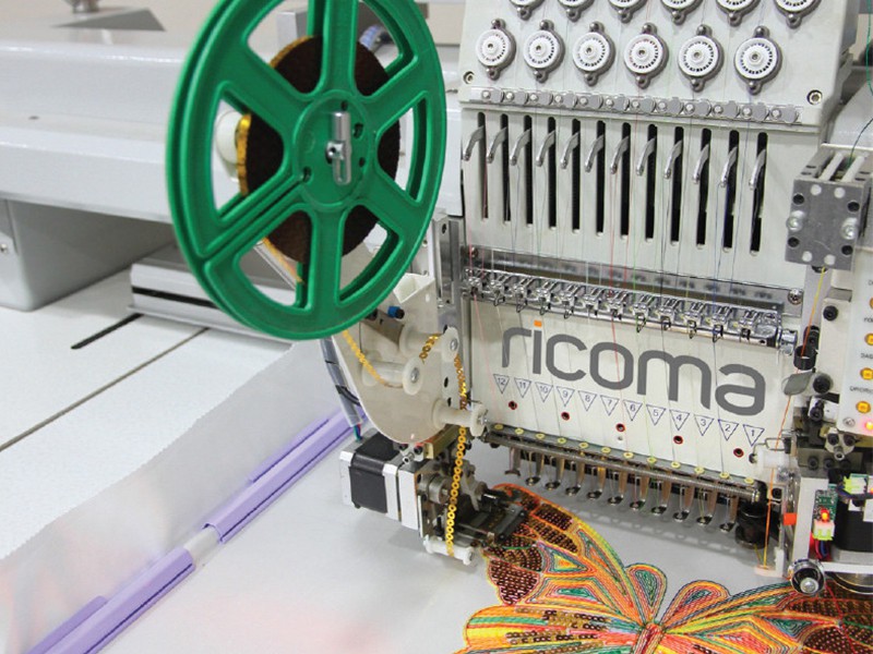 Embroidery machine Ricoma 1501TC-7S - Z-PRZYSTAWKĄ-DO-CEKINÓW RICOMA Embroidery machines Wiking Polska - 1