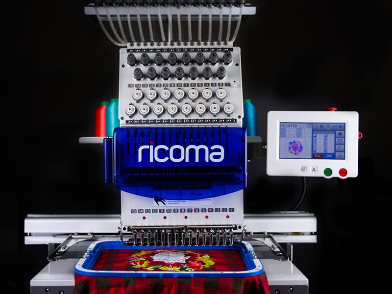 Embroidery machine Ricoma 1501TC-7S - Z-PRZYSTAWKĄ-DO-KORDONKA RICOMA Embroidery machines Wiking Polska - 11