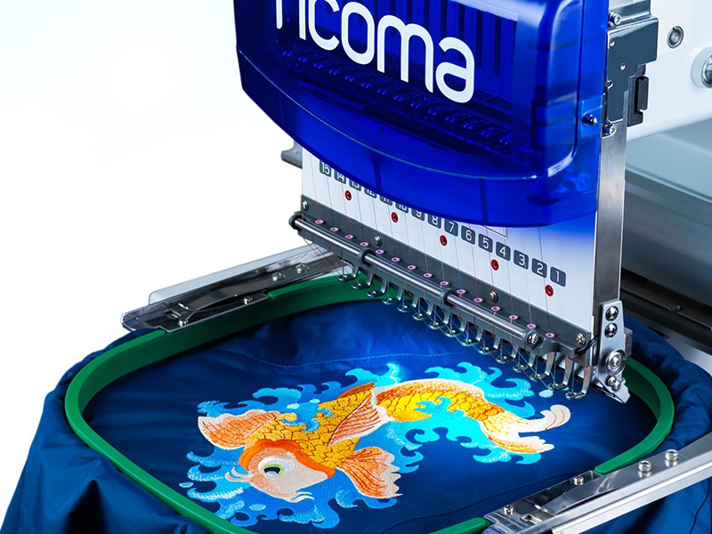 Embroidery machine Ricoma 1501TC-7S - Z-PRZYSTAWKĄ-DO-KORDONKA RICOMA Embroidery machines Wiking Polska - 10