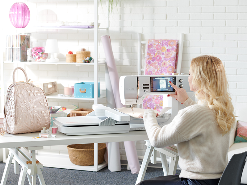 Hafciarka Bernina B735. Bernina Hafciarki Wiking Polska - 7