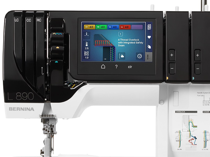 Coverlok Bernina L890 з рендером Bernina Оверлоки Wiking Polska - 3
