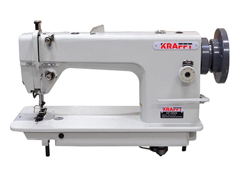 Maszyna do szycia Stebnówka z potrójnym transportem Kraft KF-0628 Krafft Stebnówki płaskie jednoigłowe Wiking Polska - 2