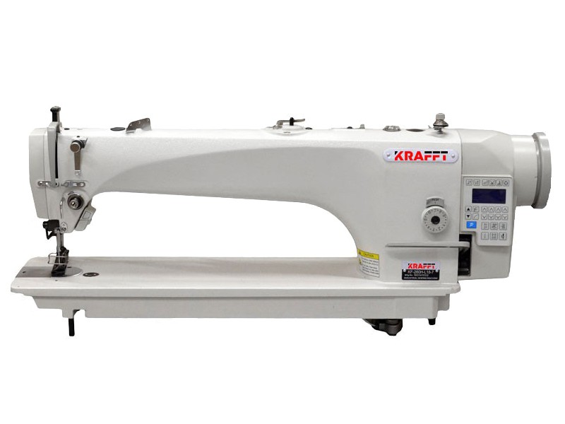 Sewing machine Sewing machine with triple transport - field 45 cm - Krafft KF-206H-L18-7 Krafft Flat lockstitch single needle Sewing machine Sewing machine with triple transport - field 45 cm - Krafft KF-206H-L18-7 Krafft Flat lockstitch single needle