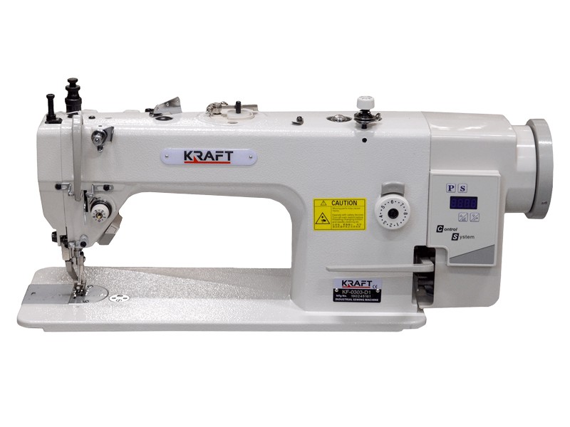 Sewing machine Krafft double feed lockstitch machine KF-0303-D1-12 Krafft Single needle flat lockstitch machines Wiking Pol Sewing machine Krafft double feed lockstitch machine KF-0303-D1-12 Krafft Single needle flat lockstitch machines Wiking Pol