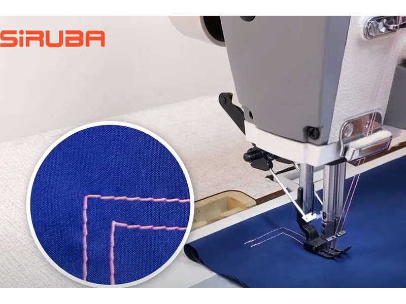 Sewing machine 2-needle lockstitch machine SIRUBA DT828-75-064H-DTU SIRUBA 2-needle flat lockstitch machines Wiking Polska - 3 Sewing machine 2-needle lockstitch machine SIRUBA DT828-75-064H-DTU SIRUBA 2-needle flat lockstitch machines Wiking Polska - 3