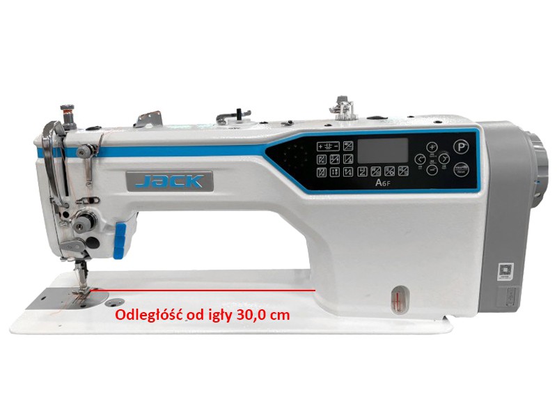 Sewing machine 1-needle automatic lockstitch machine-double feed- Jack A6F-E Jack Single needle flat lockstitch machines Wiking Sewing machine 1-needle automatic lockstitch machine-double feed- Jack A6F-E Jack Single needle flat lockstitch machines Wiking