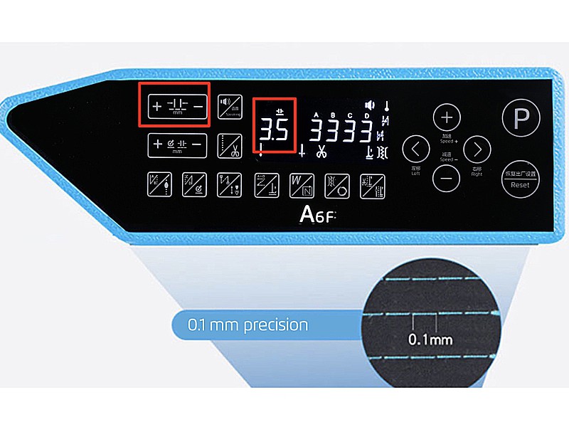Sewing machine 1-needle automatic lockstitch machine-double transport- Jack A6F-EH Jack Single needle flat lockstitch machines
