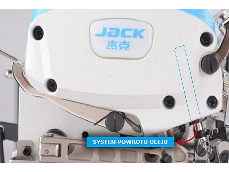 5-thread overlock machine JACK E4S-5-03/233 Jack Industrial overlocks Wiking Polska - 9