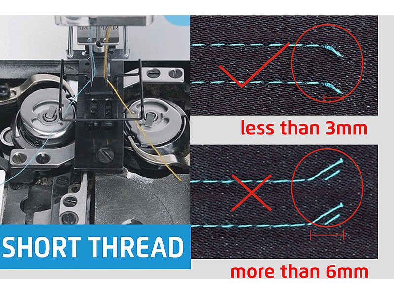 Sewing machine 2-needle lockstitch machine Jack-58450B-003 Jack 2-needle flat lockstitch machine Wiking Polska - 7 Sewing machine 2-needle lockstitch machine Jack-58450B-003 Jack 2-needle flat lockstitch machine Wiking Polska - 7