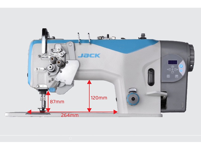 Sewing machine AUTOMAT 2-needle lockstitch machine Jack-58450J-403 Jack Flat 2-needle lockstitch machine Wiking Polska - 2