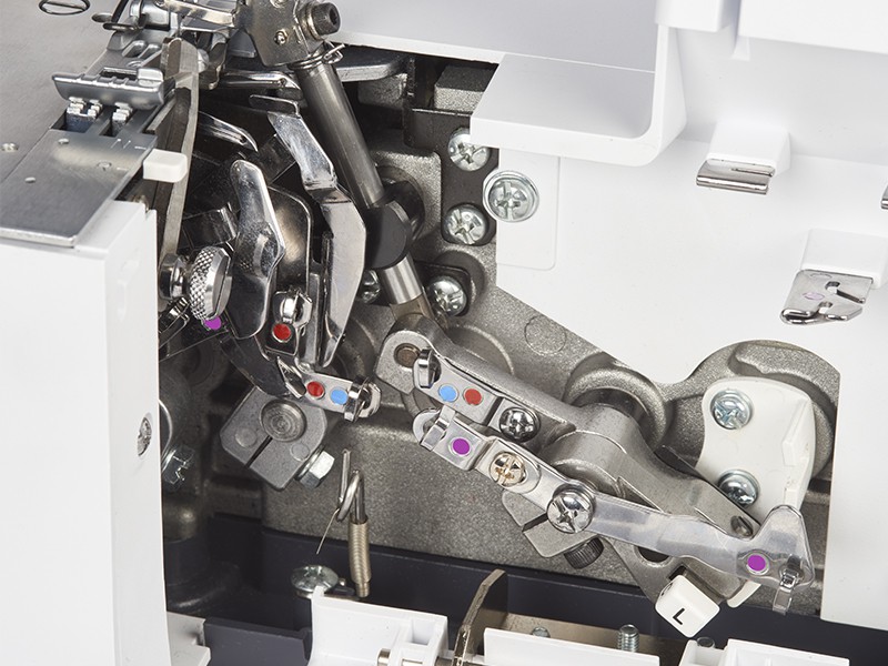 Owerlok 5- nitkowy Bernette 48 FUNLOCK z dwuigł&oacute;wką | Owerloki Bernette - 6