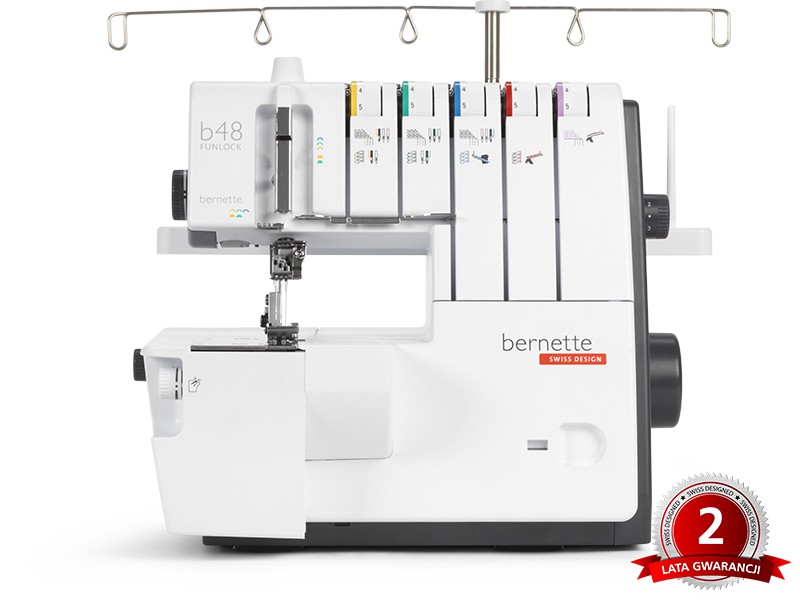 Bernette 48 FUNLOCK 5-thread overlock with two needles | Bernette overlocks - 2