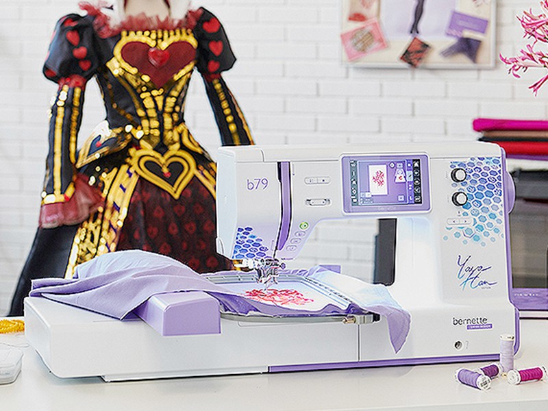 Bernette B79 Embroidery Machine with Bernina Creator v 9 Special Edition Yaya Han Software.