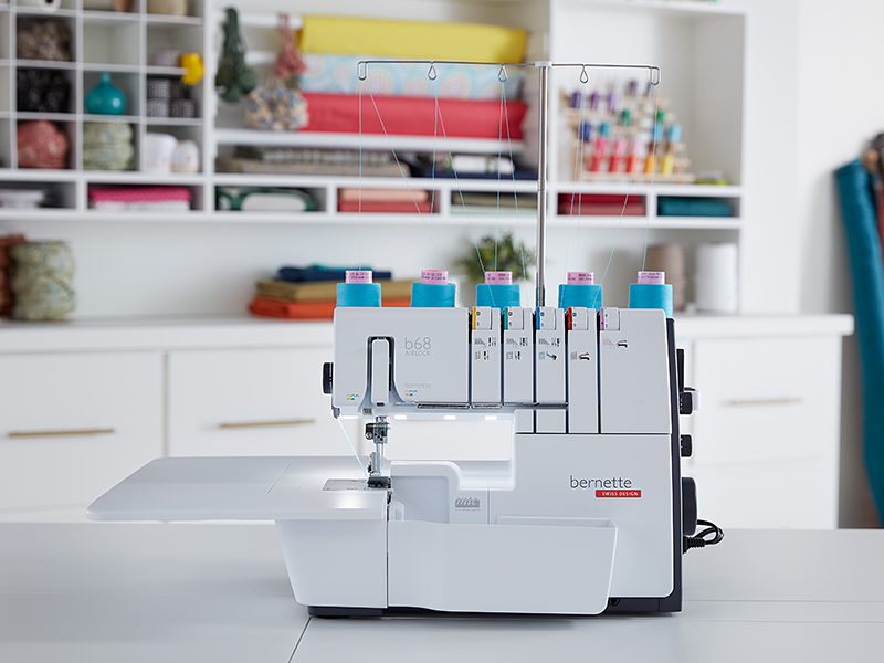 Coverlok 5 - nitkowy Bernette b68 AIRLOCK | Owerloki Bernette - 4