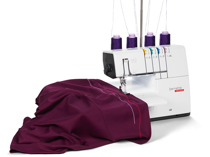 Renderka 4-nitkowa Bernette b62 AIRLOCK | Owerloki Bernette - 17 Renderka 4-nitkowa Bernette b62 AIRLOCK | Owerloki Bernette - 17