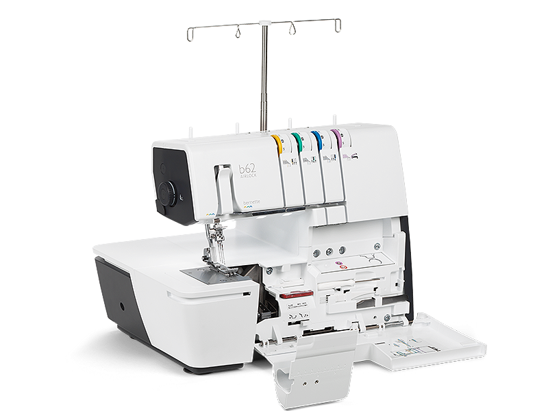 Renderka 4-nitkowa Bernette b62 AIRLOCK | Owerloki Bernette - 22