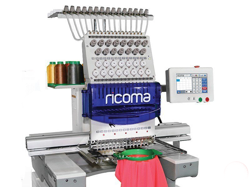 Ricoma 1501TC-7S Embroidery Machine - Single Head - 15 Needles | Industrial Embroidery Machines - 1