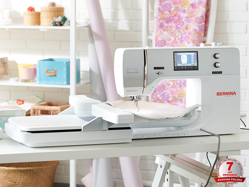 Hafciarka Bernina B770QE Plus. Bernina Hafciarki Wiking Polska - 14 Hafciarka Bernina B770QE Plus. Bernina Hafciarki Wiking Polska - 14