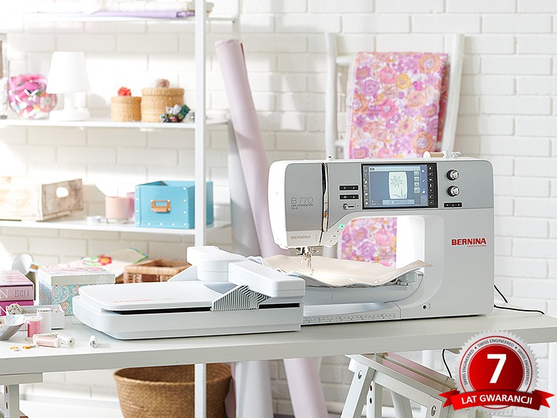 Bernina B770QE Plus embroidery machine. Bernina Embroidery machines Wiking Polska - 1 Bernina B770QE Plus embroidery machine. Bernina Embroidery machines Wiking Polska - 1