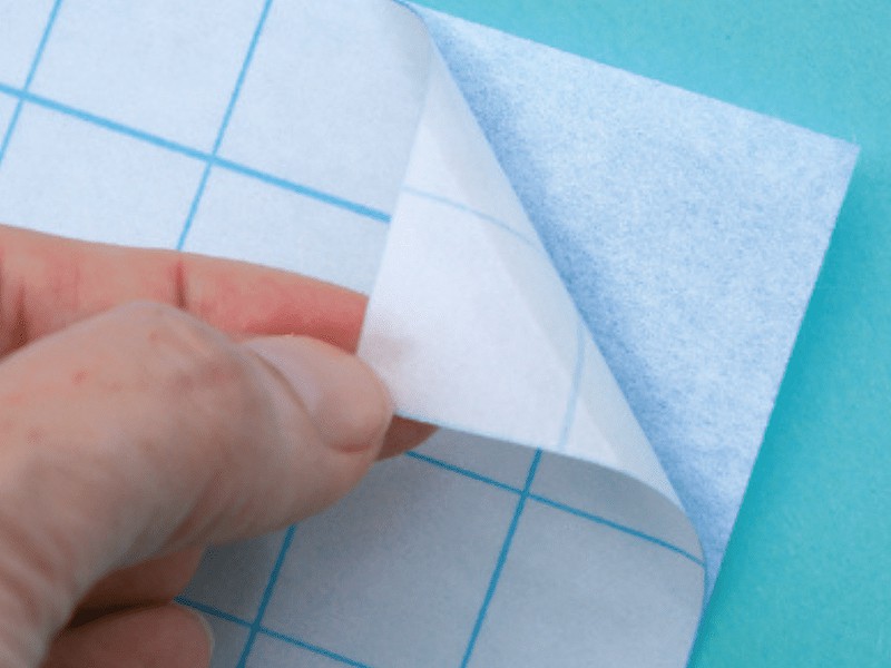 Non-woven fabric with glue FILMOPLAST H 140 (25 cm) | Wiking Polska | Non-woven fabrics