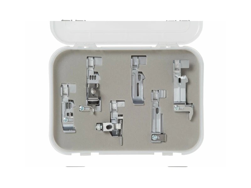 Set of 6 presser feet for Bernette overlockers and coverlocks (B44, B48, B64, B68) - 1