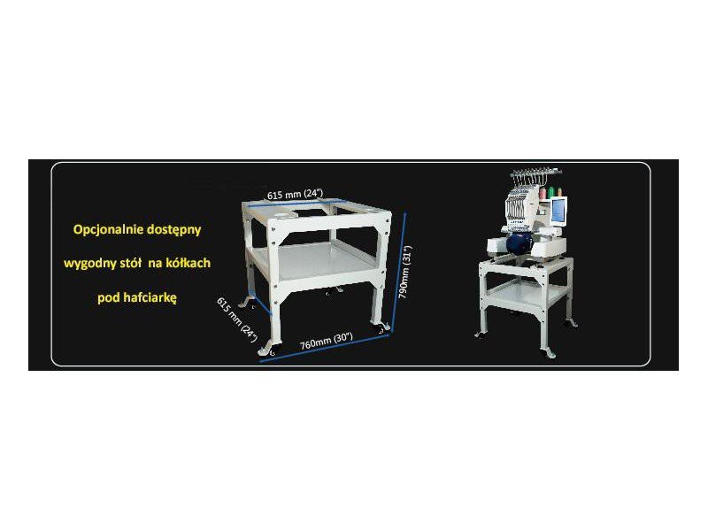 Ricoma EM1010 embroidery machine - single-head - 10 needles RICOMA Embroidery machines for industry Wiking Polska - 11