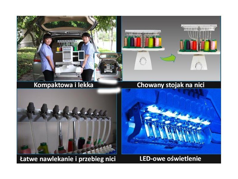 Hafciarka Ricoma EM1010 - jednogłowicowa -10 igłowa RICOMA Hafciarki do przemysłu Wiking Polska - 16 Hafciarka Ricoma EM1010 - jednogłowicowa -10 igłowa RICOMA Hafciarki do przemysłu Wiking Polska - 16