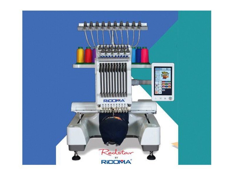 Embroidery machine Ricoma E M1010 - single-head -10 needle | Wiking Polska  | Embroidery machines for industry