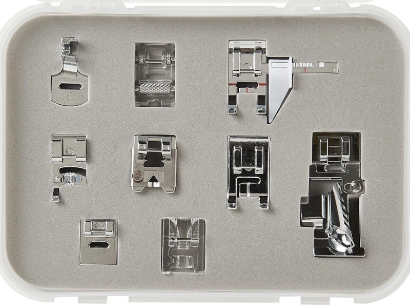 Set of 9 presser feet for Bernette machines - Decorative sewing - 1