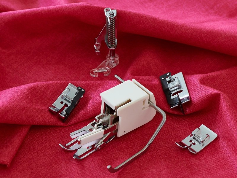 Set of feet and accessories for patchwork sewing for Bernette machines Set of feet and accessories for patchwork sewing for Bernette machines