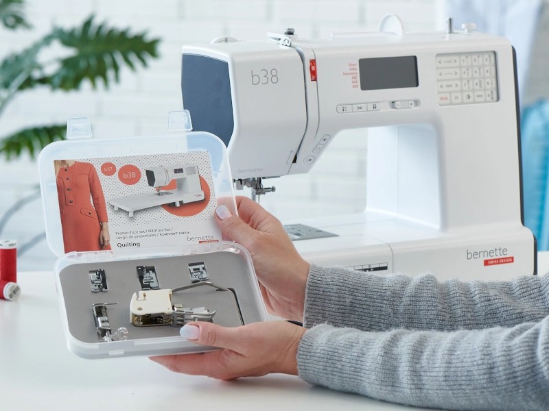 Set of patchwork sewing feet and accessories for Bernette sewing machines Set of patchwork sewing feet and accessories for Bernette sewing machines