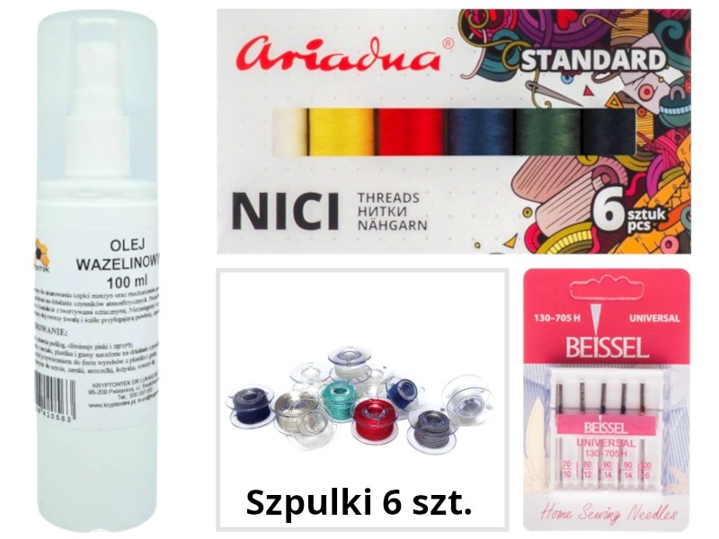 Zestaw startowy do maszyny do szycia Redstar R10S