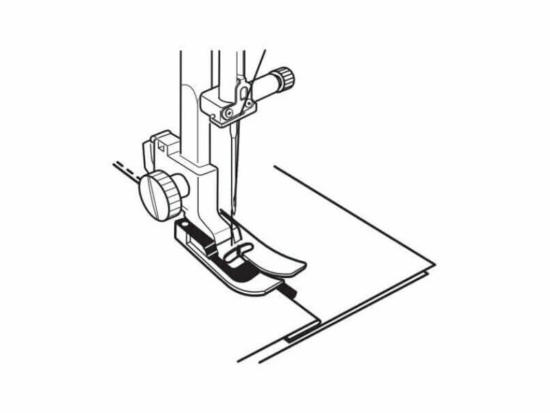 Edge foot for Bernette machines Edge foot for Bernette machines