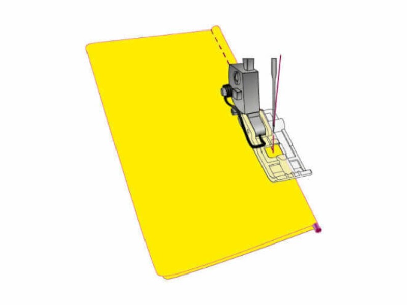 Foot for piping, piping, sewing string to the render and coverlocks Bernette Foot for piping, piping, sewing string to the render and coverlocks Bernette