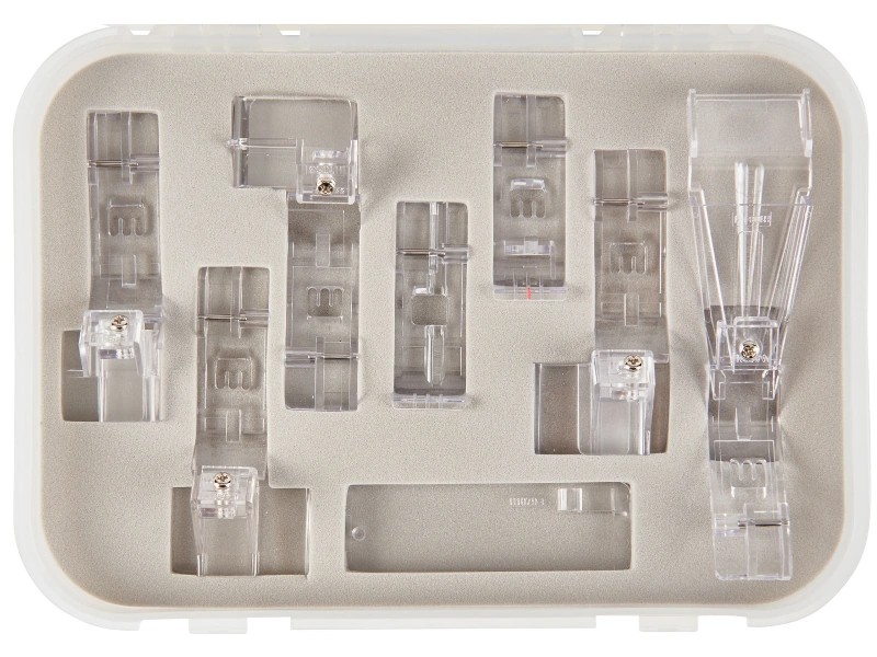 Set of 7 specialist feet for Bernette renders and coverlocks from the FunLock and AirLock series