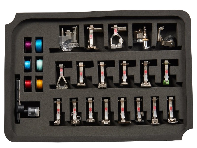 Oryginalne etui do przechowywania akcesoriów do maszyn do szycia BERNINA i nie tylko Oryginalne etui do przechowywania akcesoriów do maszyn do szycia BERNINA i nie tylko