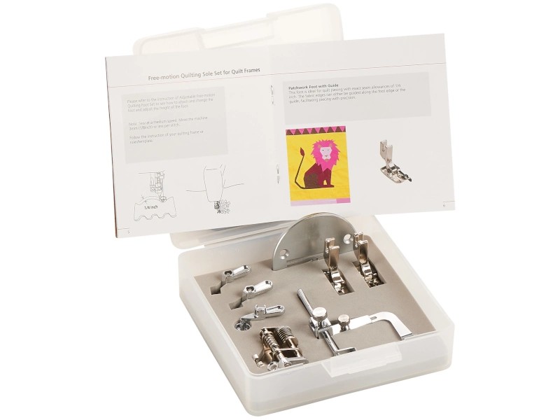 Set of feet and accessories for patchwork and quilting sewing machines Bernette b08 Set of feet and accessories for patchwork and quilting sewing machines Bernette b08